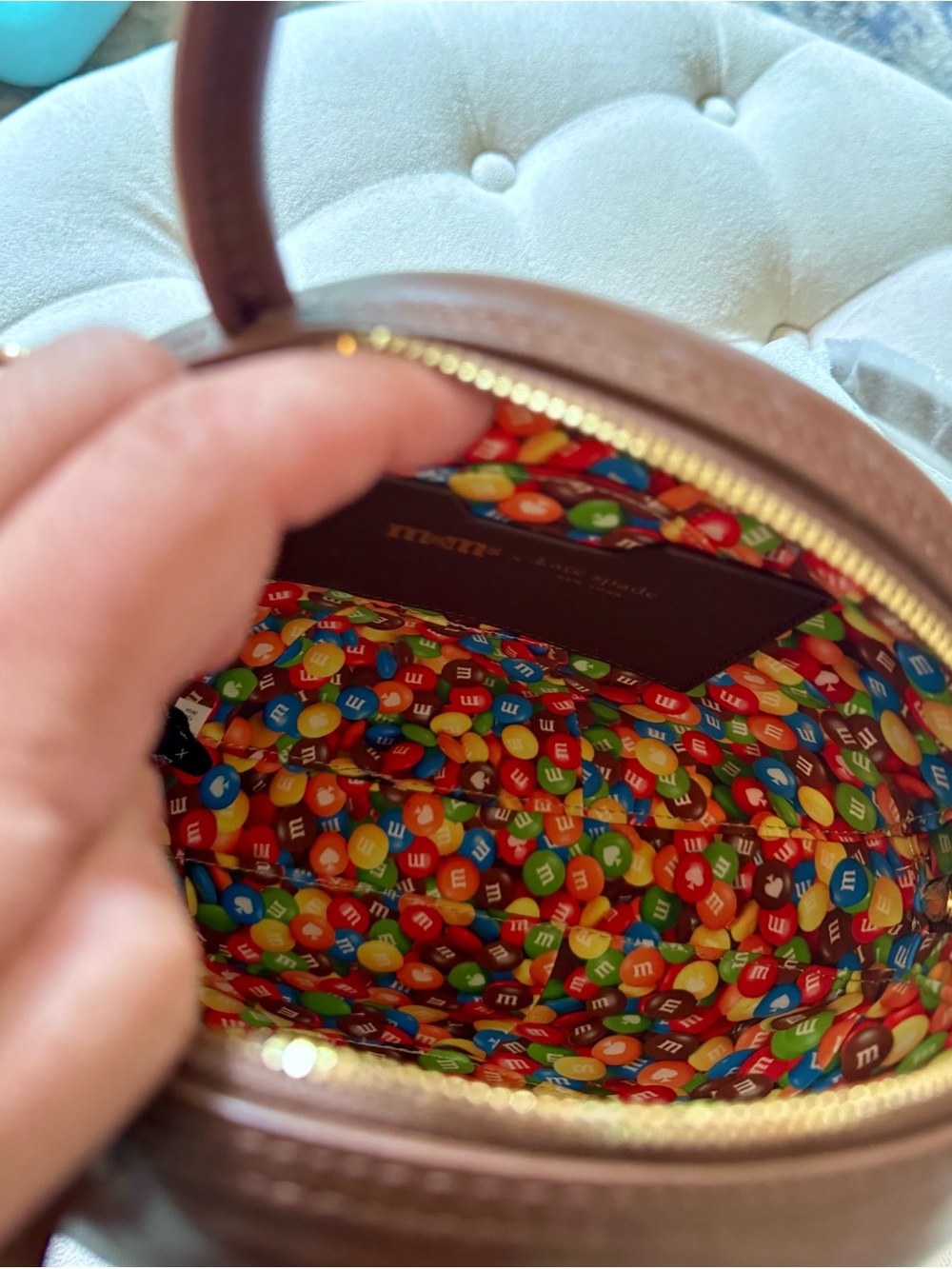 Kate Spade M&M Novelty Crossbody Bag in Chocolate Brown - Picture 4 of 6